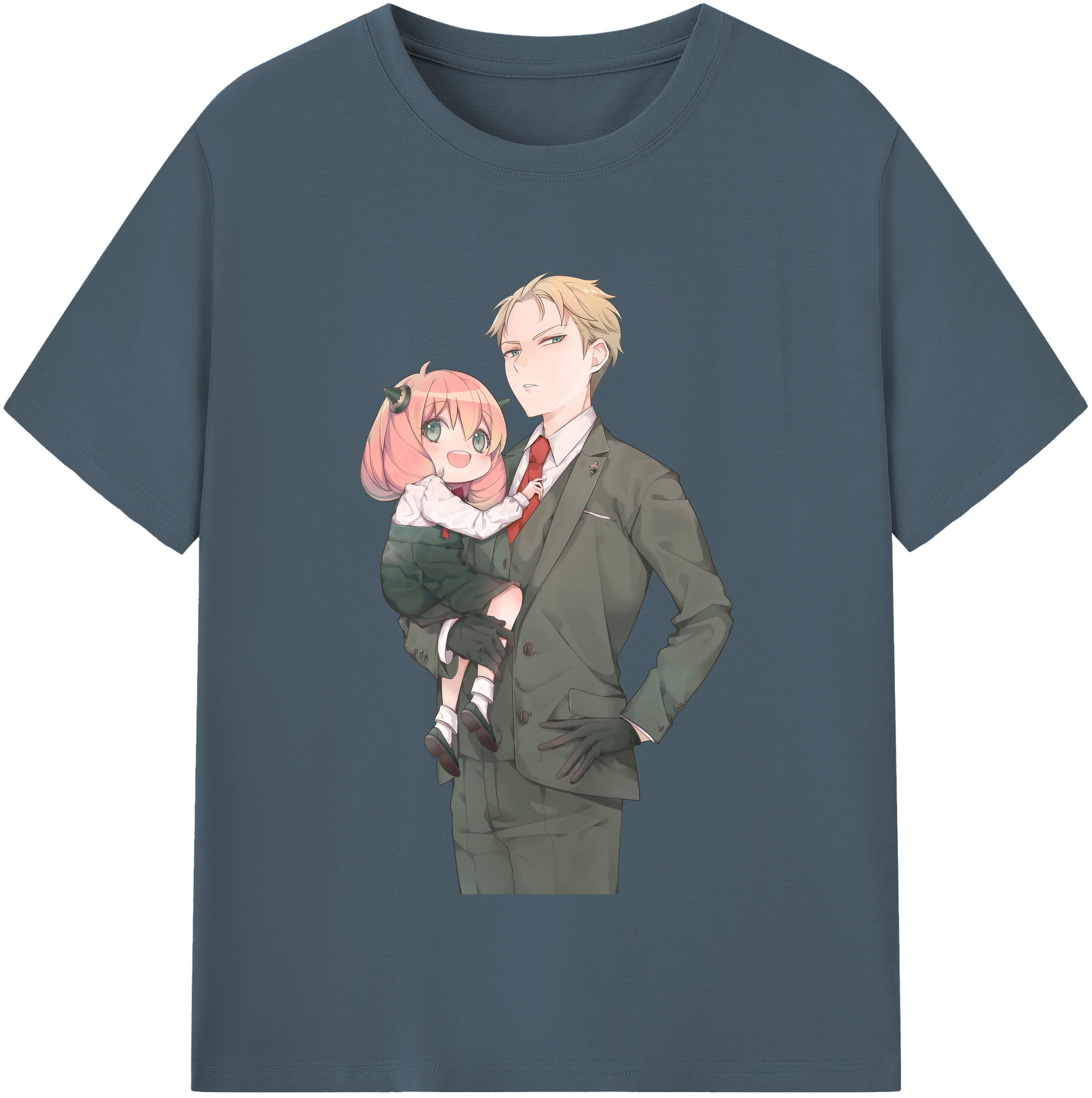 （画像用） SPY×FAMILY间谍家家酒 綿100％半袖Tシャツ（フロントプリント）